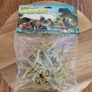 Bag of Dinosaur Skeleton Toy Figurines NEW by Ukenn/Estimate 12 in Package - Picture 1 of 5