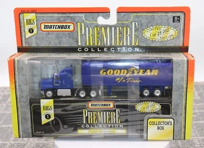 火柴盒 Premiere Rigs 固特异福特 Aeromax 带拖车系列 1 — 第 1/4 张图片