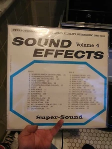 Sound Effects Volume 4 LP 1957 Very Good Condition - Imagen 1 de 9