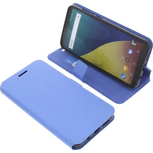 Funda para Wiko View XL Smartphone Book Style Protectora de Móvil Libro Azul - Imagen 1 de 5