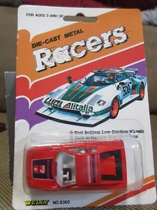 Vintage Welly 1:64 Racers 1986 Ferrari Testarossa Seven Eleven 7-11 rot - Bild 1 von 8