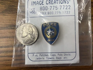 Vintage. 1947 Texas A&M University Corpus Christi Polizei Mütze Revers Pinback #25-38 - Bild 1 von 4