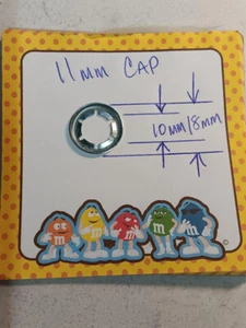 2X 11mm .437" Axle RETAINER CLIP Push On Axle Nut Power Wheels 0801-0226 - Picture 1 of 1