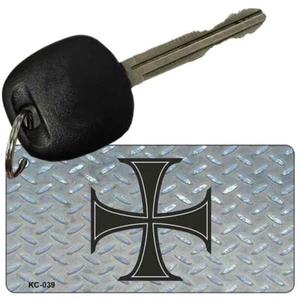 Maltese Diamond Novelty Metal Aluminum Key Chain License Plate Tag Art - Picture 1 of 1