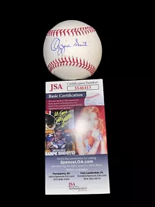 OZZIE SMITH SIGNED BASEBALL ST LOUIS CARDINALS JSA HALL OF FAME ALL STAR - Picture 1 of 2