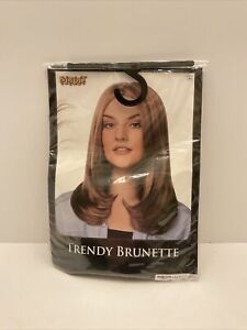 Spirit Halloween Trendy Brunette 90's Flip Wig