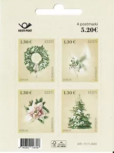 Briefmarke von ESTLAND 2024 - Weihnachten. / 868.869-22.10.24 (4 Marken) - Bild 1 von 1
