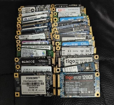 Lot Wholesale 1.8 in 120GB 128GB 240GB 256GB SSD MSATA Solid State Drives - Image 1 of 4