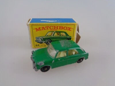 Lesney Matchbox Series 64 M.G. 1100 mit unvollständiger Repro Box (7878) - Bild 1 von 4