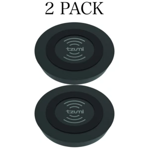 Tzumi Wireless Charging Pad 5W Work Qi Enabled Devices iPhone X 8 8 Plus 2 Pack - Picture 1 of 11