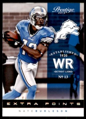 2012 Panini Prestige #63 Nate Burleson - Image 1 of 2