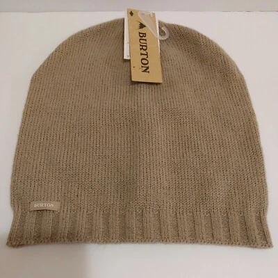 BURTON Beanie Womens One Size Brown Lighthart New with Tags b30 Foto 1 de 4