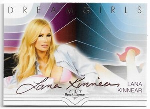2018 18 BENCHWARMER DREAMGIRLS UPDATE LANA KINNEAR GOLD AUTOGRAPH AUTO ON CARD