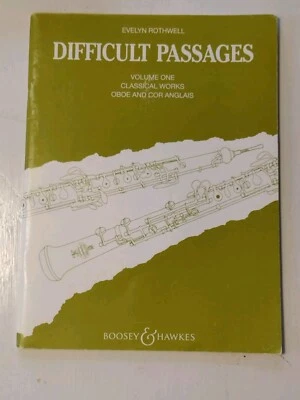 Difficult Passages Volume 1 (for Oboe and Cor Anglais) Chamber Music Series - Image 1 of 2