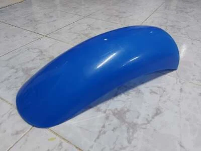 YAMAHA MX100-MX125-MX175-DT100-125-175 REAR FENDER COLOUR BLUE NEW - Imagem 1 de 4