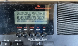 Uniden Bearcat BC345CRS Desktop Scanner AM/FM Radio Alarm Clock Weather TESTED - Zdjęcie 1 z 5