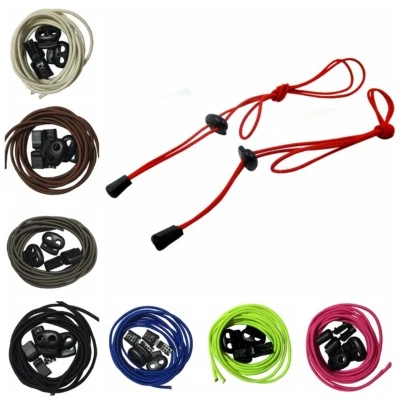 Lacci elastici rotondi chiusura rapida svasatura sistema di allacciatura triathlon - Immagine 1 di 4