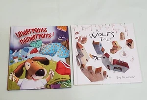 2 children's books - "Underpants Thunderpants" & "A Wolf's Tale" - Picture 1 of 2