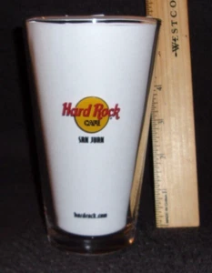 Hard Rock Café San Juan All Is One Collector's Series 2 of 4 Libbey Beer Glass - Picture 1 of 6
