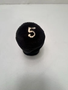 Ritter Golfschläger Kopfbedeckung 5 Holz Fuzzy Plüsch schwarz - Bild 1 von 4