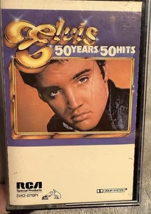 50 Years 50 Hits By Elvis Presley (Cassette Tape 1985 RCA) - Picture 1 of 7