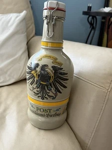 Vintage 500 JAHRE POST JUG 1490-1999 Germany Beer Growler EMPTY Decanter - Picture 1 of 11