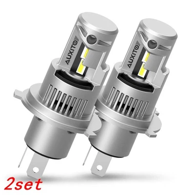 4X AUXITO H4 9003 Super White Kit 30000LM LED Headlight Bulb High Low Beam Combo - Image 1 of 4