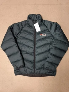 Fila Puffer Jacket Mens Size Medium Dark Green BNWT - Picture 1 of 7