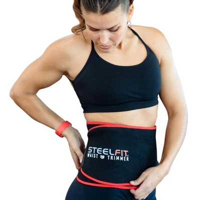 Cinturón recortador de cintura para mujeres y hombres - Entrenador de cintura de neopreno resistente a la humedad... Foto 1 de 4