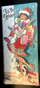 Retro Weihnachtskarten Firma Set 8 Karten & Umschläge NEU von Giddy Girl Karten - Bild 1 von 3