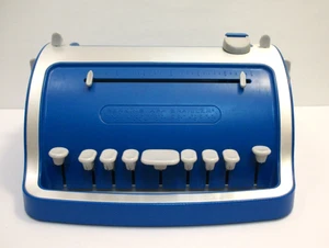 Perkins APH Brailler Blue Mechanical Braille Typewriter School For The Blind - Picture 1 of 7