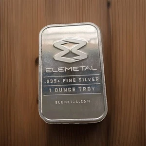 1 oz Elemetal Silver Bar – .999 Fine Bullion Collectible - Picture 1 of 3