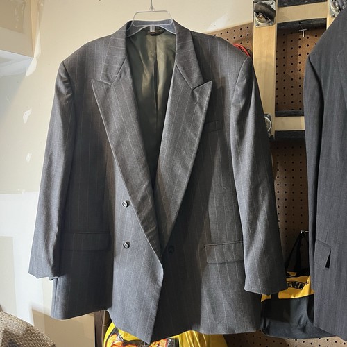 GIVENCHY Cappotto sportivo vintage MONSIEUR GIVECHY taglia circa colore grigio scuro gessato