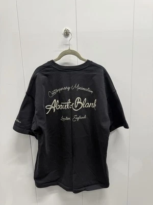 About Blank Camiseta Punto Cadena Algodón Hombre Talla L Negra Foto 1 de 4