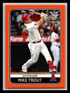 2020 Topps Big League #68 Mike Trout Orange - Picture 1 of 2
