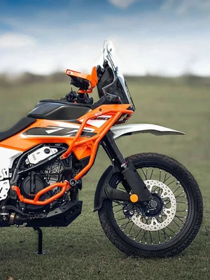 Raptor Crash Guard Orange Fits For 2025 KTM 390 Adventure/Adventure X - Image 1 of 4