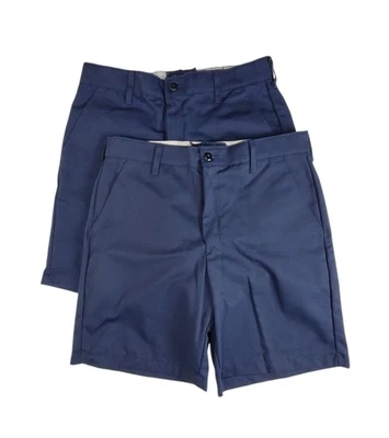Dos pares de pantalones cortos rojos con capucha para hombre 34 azul marino uniforme de trabajo frente plano industrial duradero Foto 1 de 4