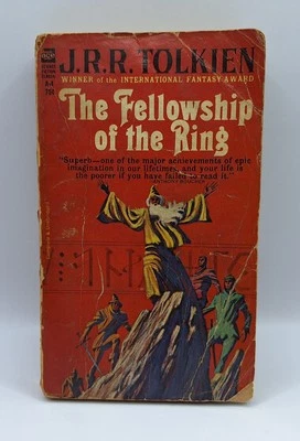 J.R.R. TOLKIEN FELLOWSHIP OF THE RING Unauthorized Ace (Pirate) Edition 1965 PB - Image 1 of 4