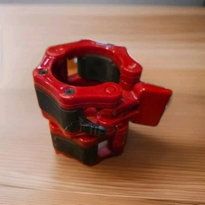 Iron Lab Barbell Collars Red 2 Inch Olympic Lock Clip Quick Release 1-Pair - Picture 1 of 3