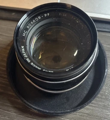 Minolta MD Rokkor-X 50 mm f/1,4 enfoque manual MF, filtro UV, estuche Foto 1 de 4