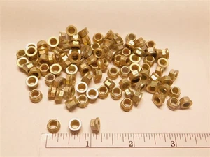 100 Mil-Spec Corland MS21042-3 10-32 Reduced Hex Aircraft Flange Locknuts - Picture 1 of 1