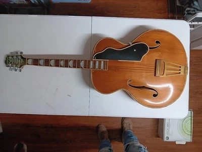 Vintage 1936 Epiphone Deluxe Guitar Tree Of Life Masterbuilt With Original Case - Image 1 of 4