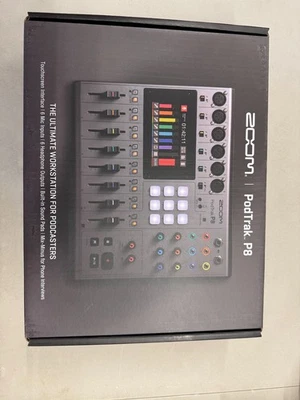 Zoom PodTrak P8 Portable Multitrack Podcast Recorder Battery Powered - Image 1 of 2