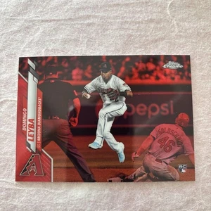Domingo Leyba Arizona Diamondbacks MLB Chrome 1/5 Rare First Number Card 44r - Bild 1 von 2