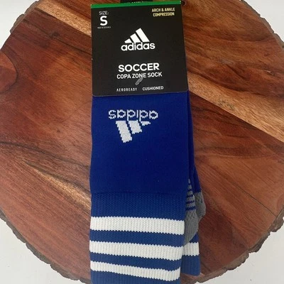 Adidas Copa Zone Calcetines de Fútbol 1 Par Talla Pequeña Azul Real Juvenil 13 a 4 Zapato Foto 1 de 4