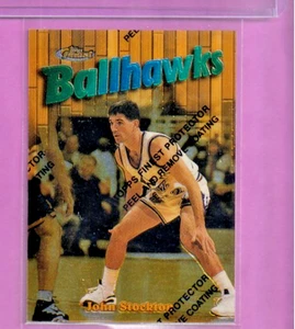 1997-98 Finest #173 John Stockton Gold SP $BV20 - Imagen 1 de 2