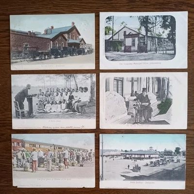 64 x ALL same Willaston Cheshire address South African original Early postcards  - Image 1 of 4