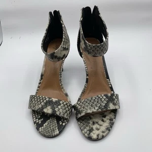 STYLE & COMPANY Womens 5.5M Snake Paycee Kitten Heel Sandals Shoes, wrap Ankle - Picture 1 of 9