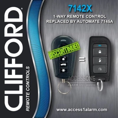 NEW Automate 7145A Remote Control For Discontinued Clifford 7142X EZSDEI7141 - Image 1 of 3