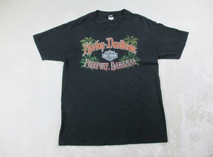 Harley Davidson Shirt Mens Large Black Bahamas Motorcycle Biker Rider Casual* - Picture 1 of 14